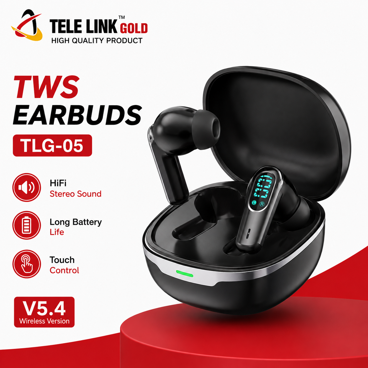 Tele Link Gold TLG-05 TWS Earbuds