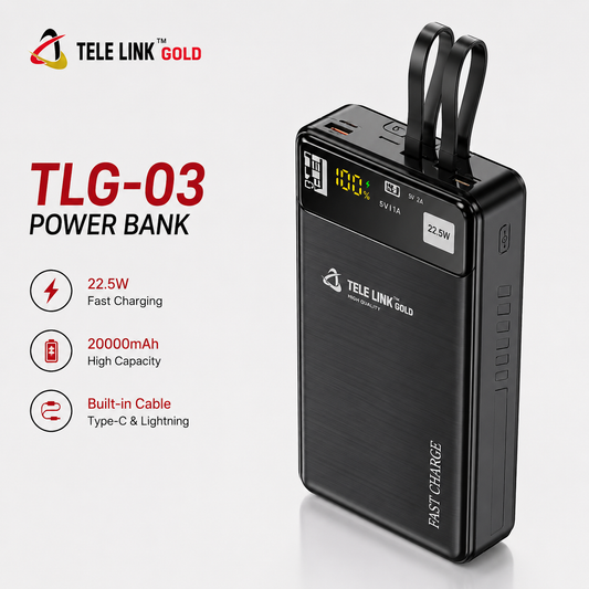 TLG-03 Power Bank - 20,000mah