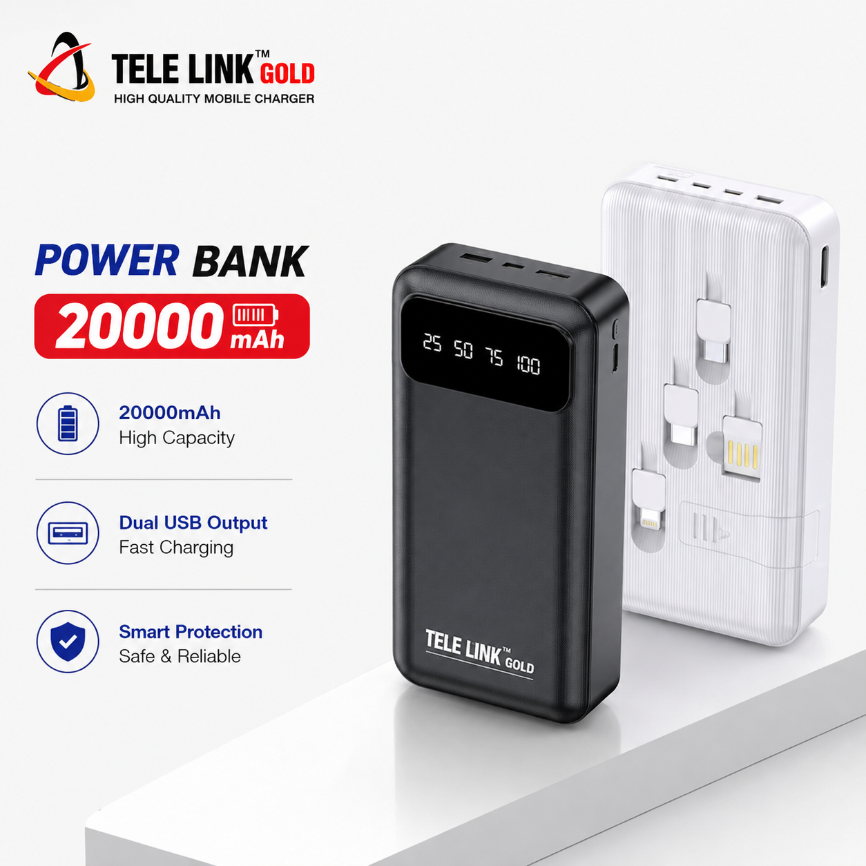 SPEED SP-002 Power Bank - 20,000mAh