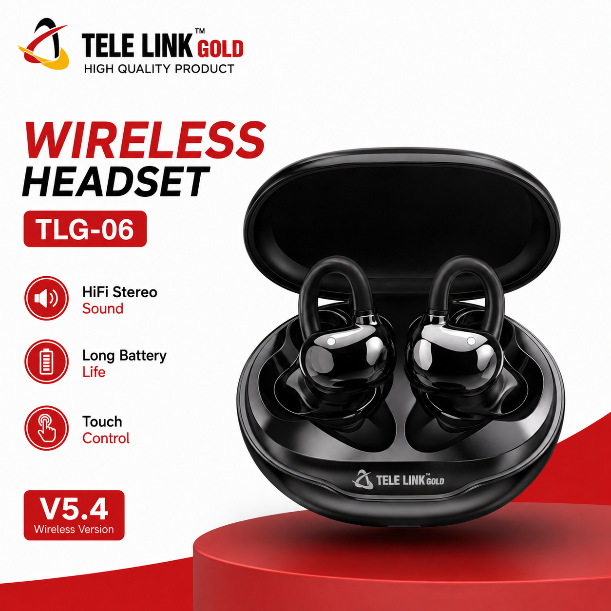 Tele Link Gold TLG-06 Wireless Headset