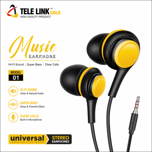 Tele Link Gold Model 01 Earphones