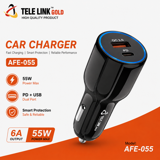 Tele Link Gold AFE-055 Car Charger