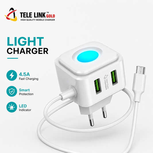 Tele Link Gold AFE-50 Mobile Charger - 4.5A Fast Charging