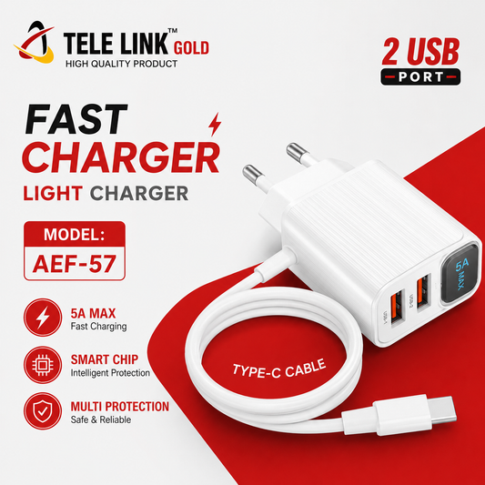 Tele Link Gold AEF-57- 5A Fast Charger