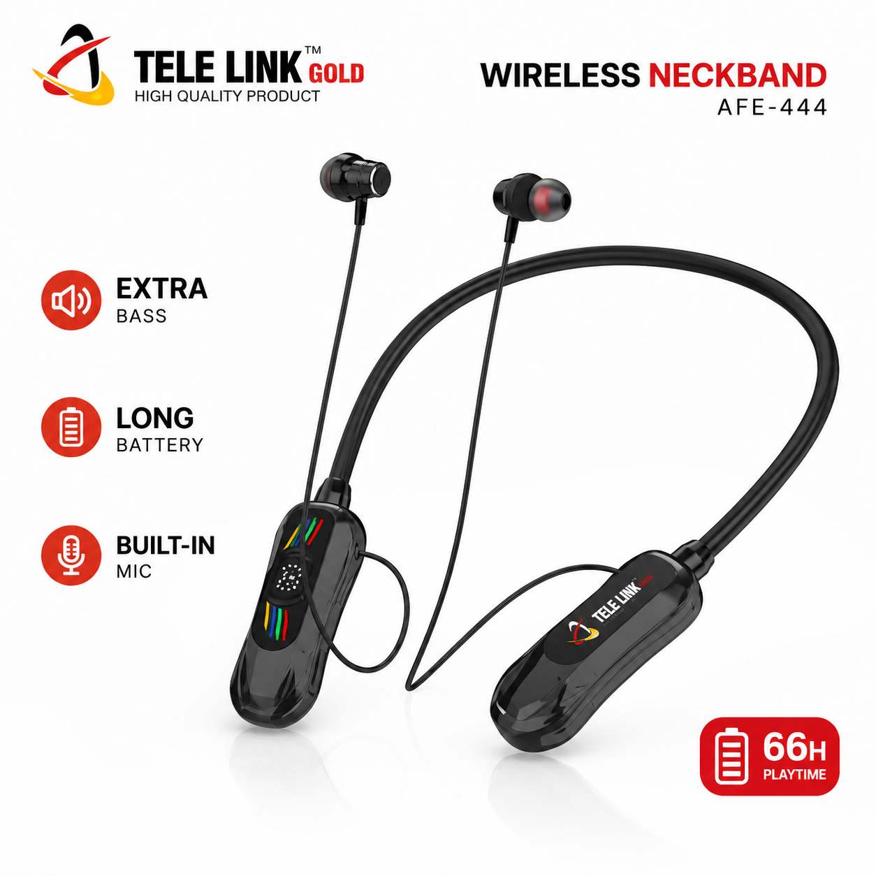 Wireless Neckband AFE-444